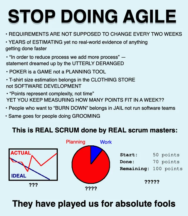 stop doing agile